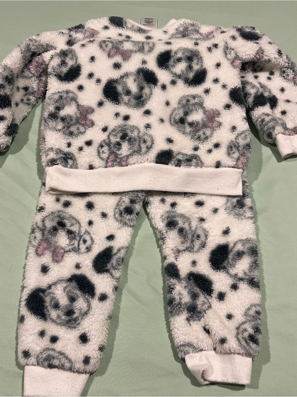 Disney Dalmatians Toddler Sherpa Sweatshirt Jogger Set 3T